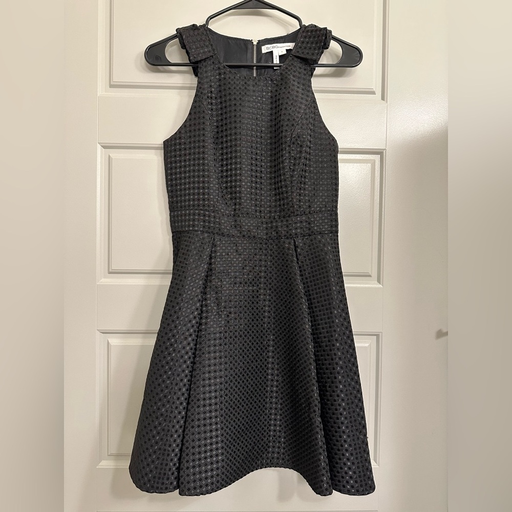 BCBG Generation Black A Line Cocktail Dress